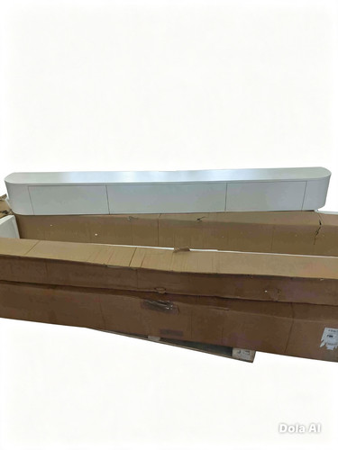 200cm white floating unit - white,