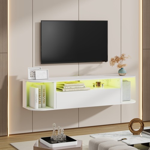 Led floating unit cabinet - led,