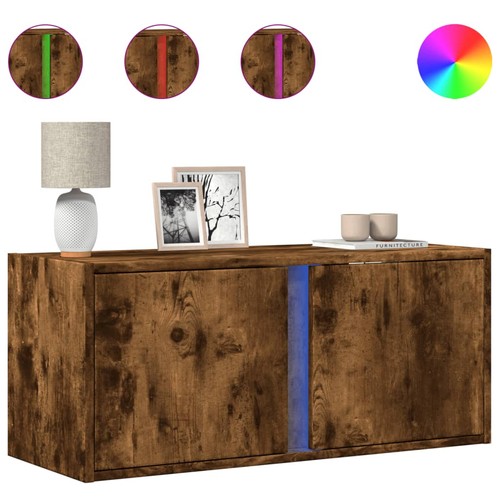 Wall cabinet with led - tv,