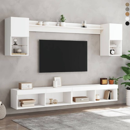Piece wall units with led - 6,