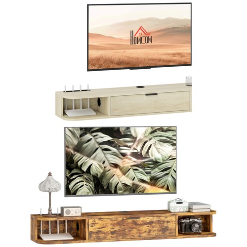 Homcom 120 floating tv - homcom, cm