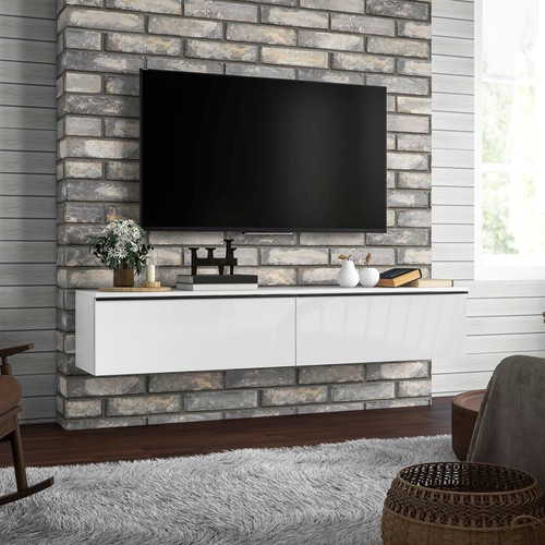 160cm high gloss floating - floating, tv